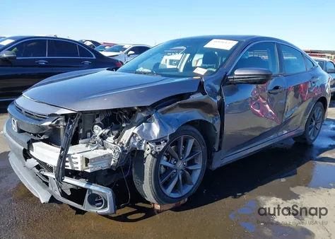 2020 Honda Civic Ex z USA, uszkodzony, nr VIN 19XFC1F36LE202393